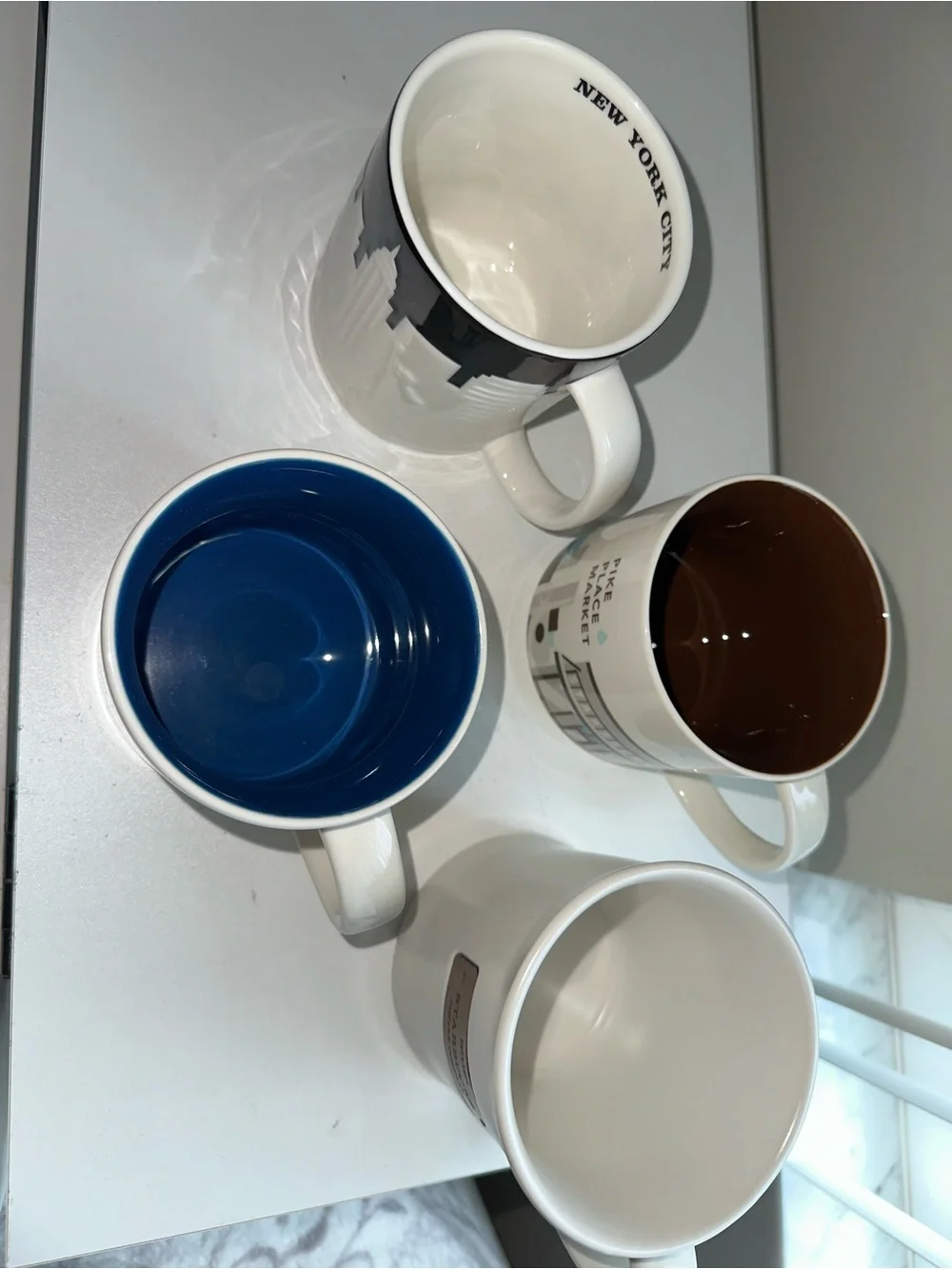 Starbucks white ceramic
